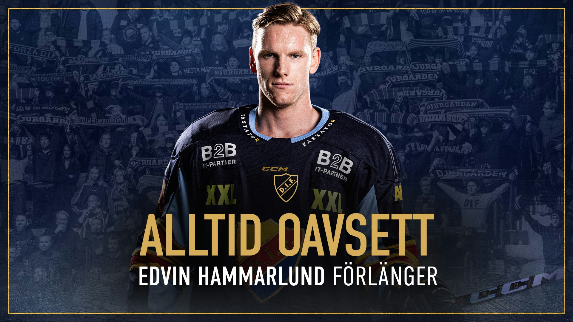 Djurgården Hockey: Edvin Hammarlund förlänger med Djurgården