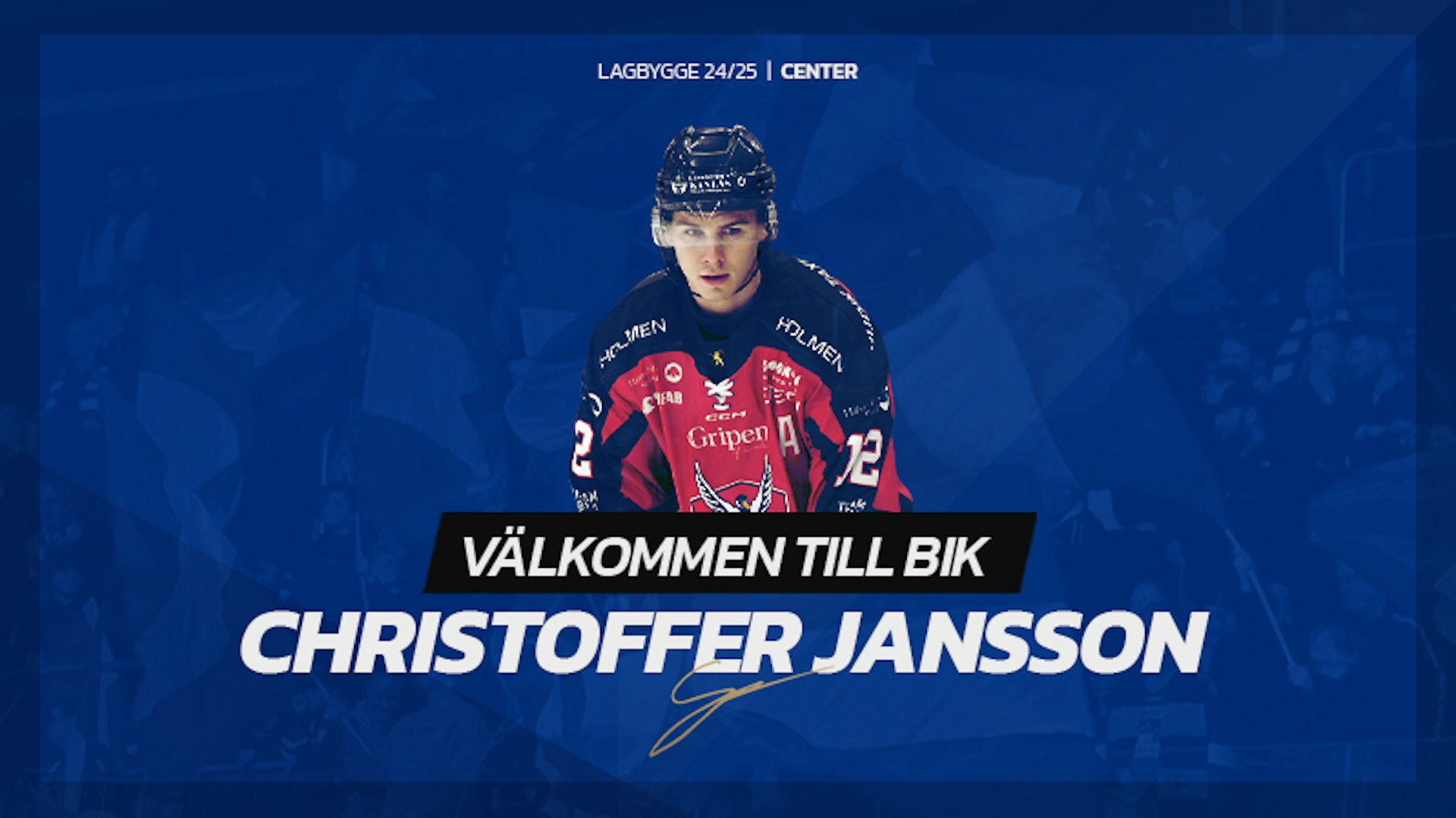 BIK Karlskoga: Silly season 2024: Christoffer Jansson ansluter till BIK!