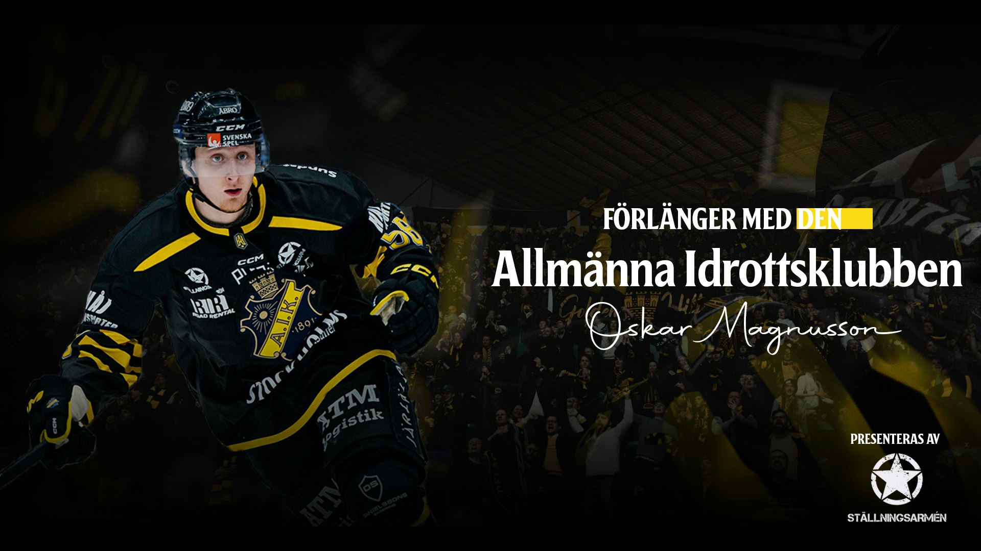 AIK Hockey: Oskar Magnusson förlänger kontraktet
