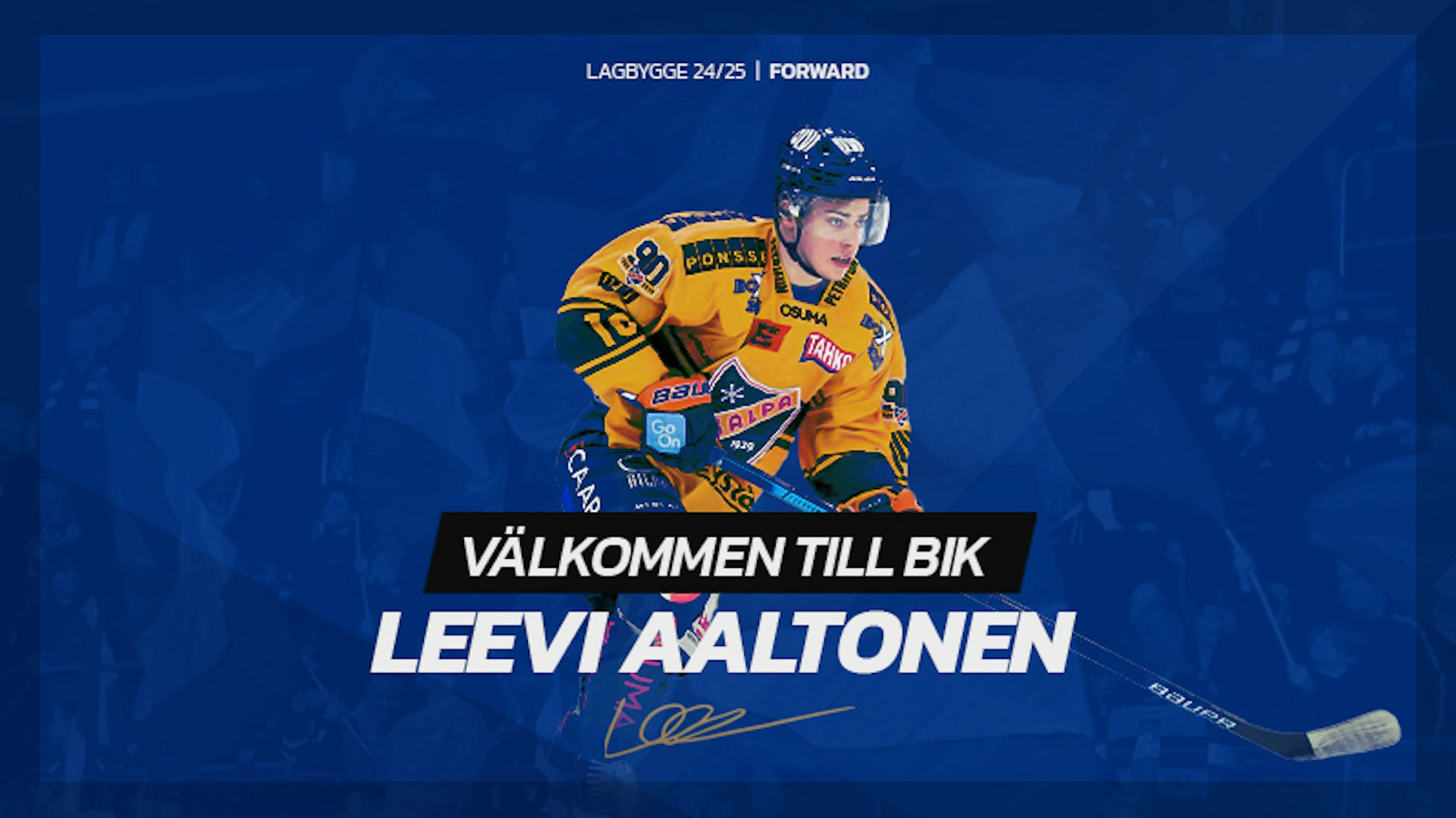 Silly season 2024: Leevi Aaltonen klar för BIK!