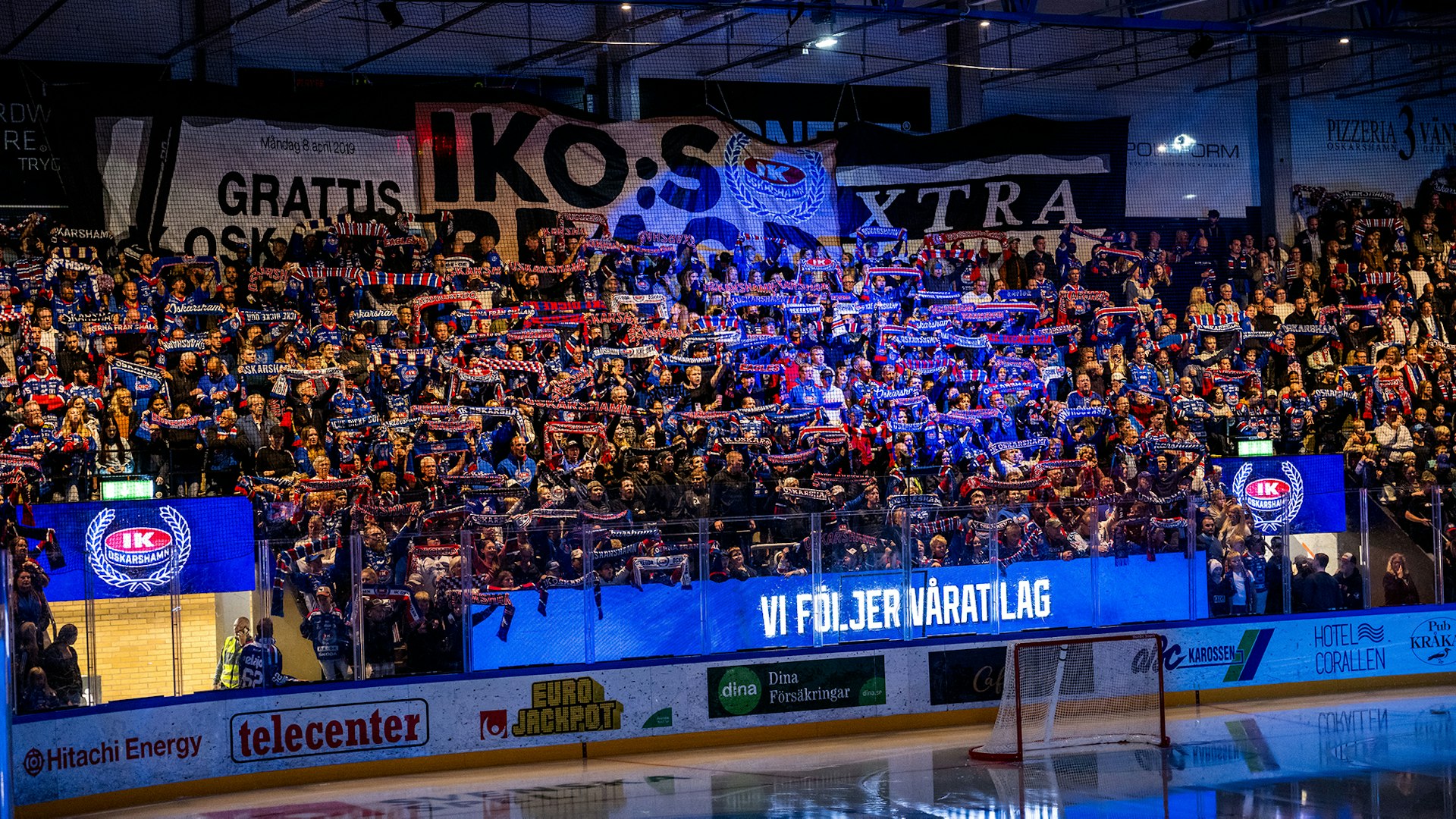 240920 Publik under ishockeymatchen i Hockeyallsvenskan mellan Oskarshamn och Djurgården den 20 september 2024 i Oskarshamn.
Foto: Suvad Mrkonjic / BILDBYRÅN / COP 170 / SM0339