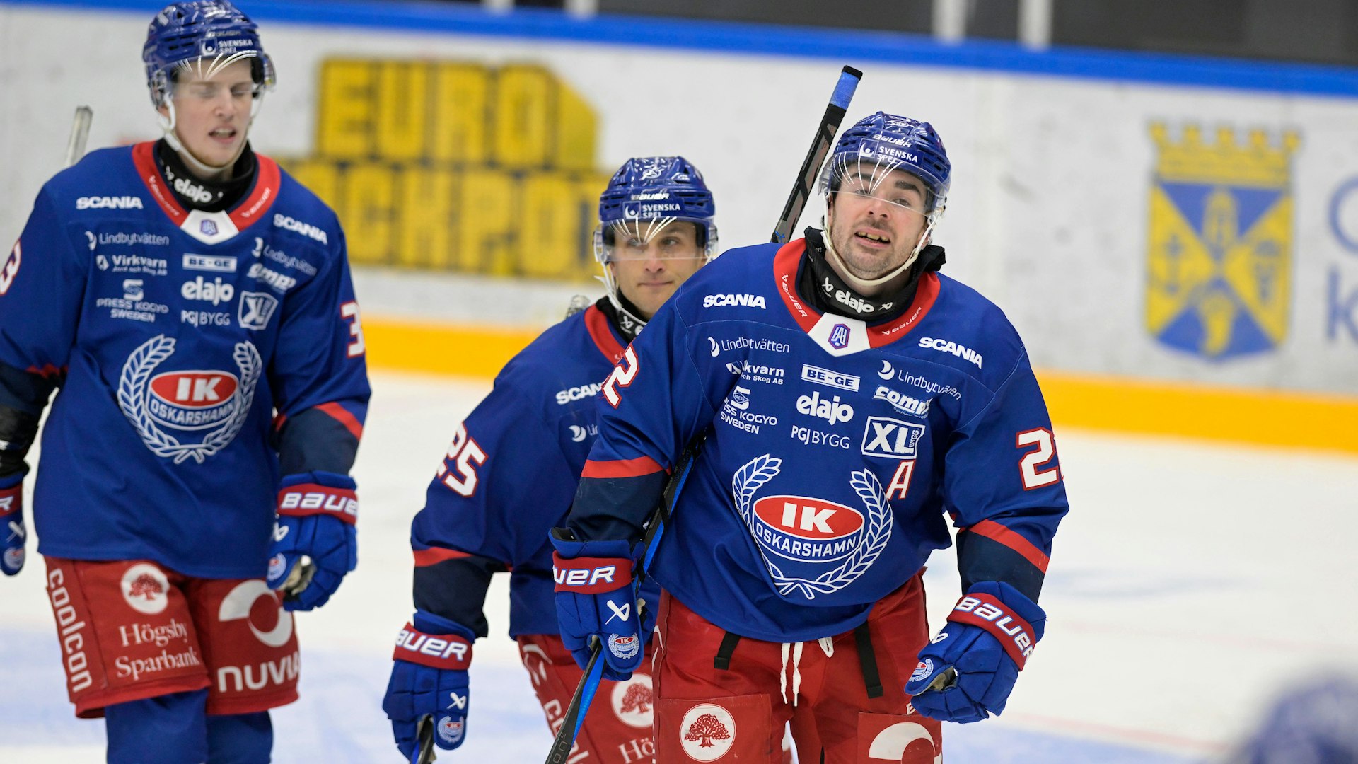 Oskarshamn, SVERIGE - 8 DECEMBER 2024 : 4-0 av Oskarshamn 22 Erik Reed Bradford under matchen i HockeyAllsvenskan mellan Oskarshamn och Mora på BE-GE Hockeycenter den 8 DECEMBER i Oskarshamn
( Foto: Ilkka Ranta/ IR-FOTO )
Nyckelord Keywords: Ishockey, HockeyAllsvenskan, Oskarshamn, Mora, ***Betalbild***