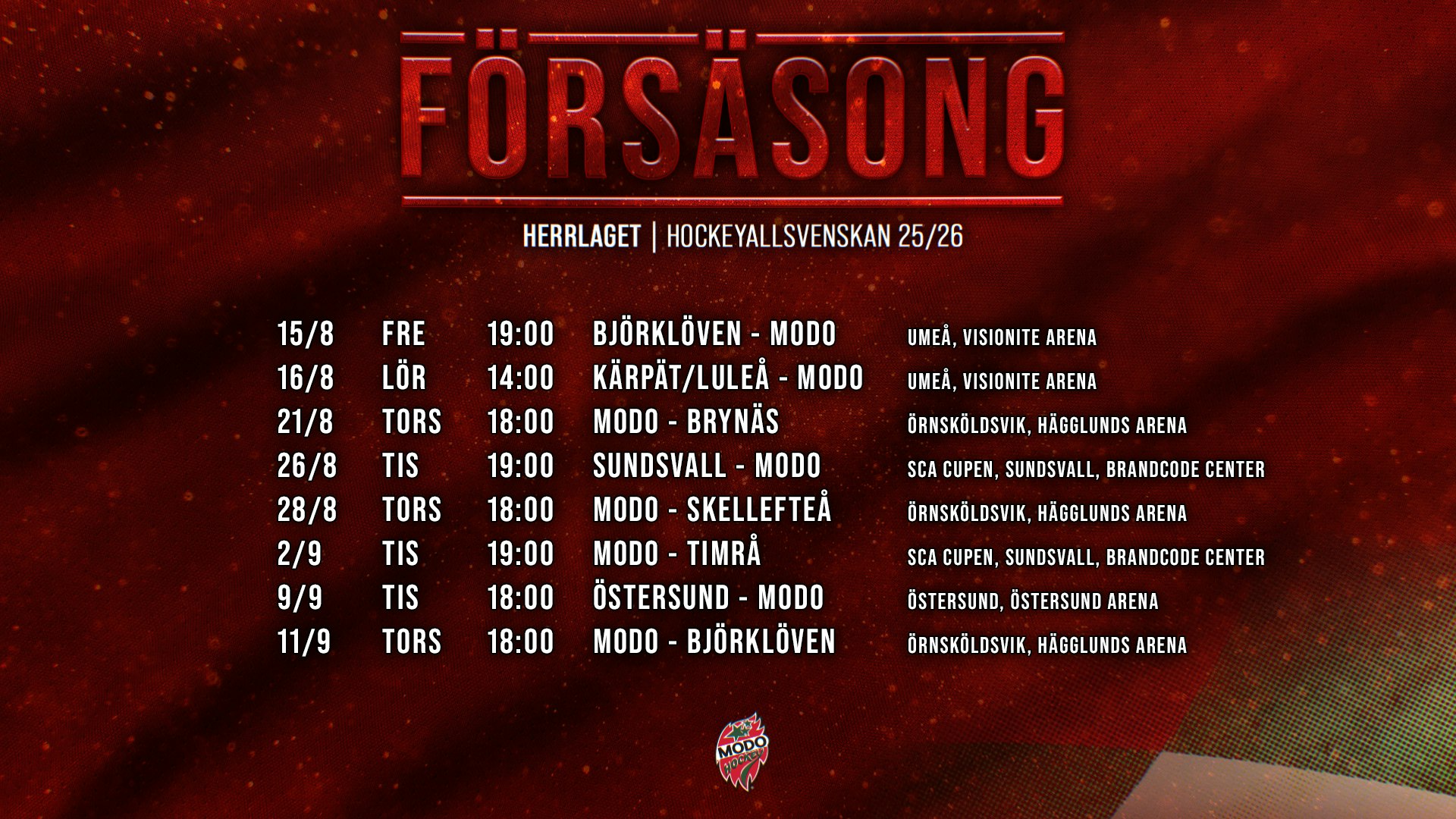 16x9 försäsong