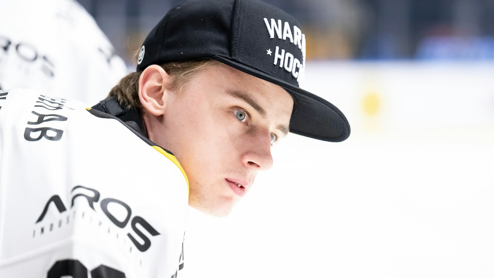 Stockholm, SVERIGE - 5 NOVEMBER 2023 : Västerås målvakt 90 Ian Blomquist under matchen i HockeyAllsvenskan mellan AIK och Västerås på Hovet den 5 november i Stockholm ( Foto: Johan Dali/Johanfotograf )
Nyckelord Keywords: sport, ishockey, HockeyAllsvenskan, AIK, Västerås, *** BETALBILD ***